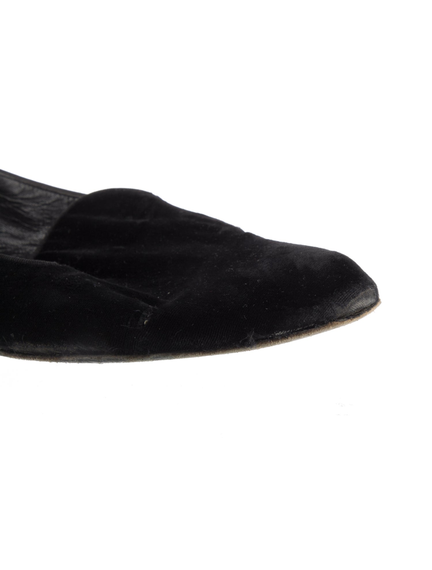 Saint Laurent Velvet Loafers